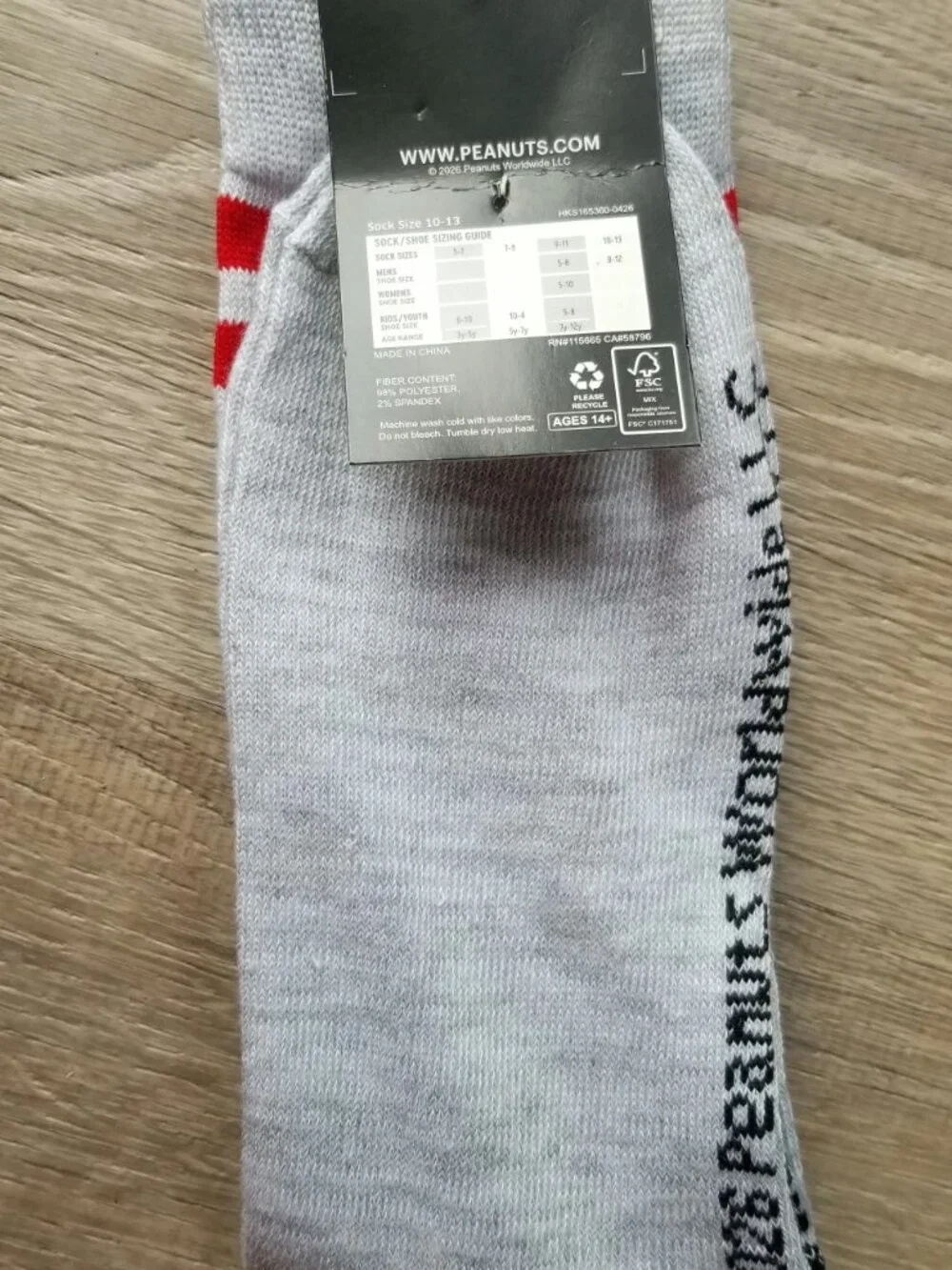 Snoopy Joe Cool Crew Socks